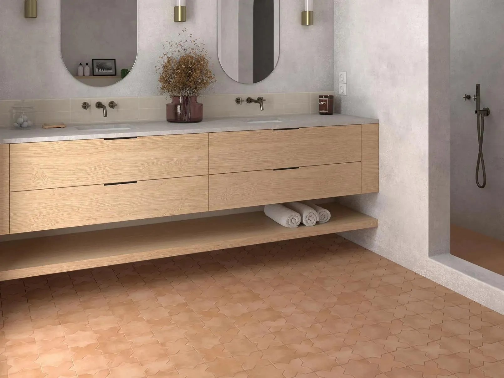 Kasbah Base Terracotta Matte 5" x 5" KA28818 Centura X Mosaic Tiles