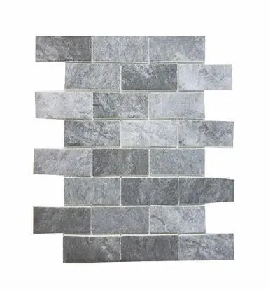 Mosaics Gray Brick Matte 12" x 12" MS-105 Mono Serra Mono Serra Rectangle Mosaic Tiles