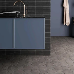 Image 3 of Kasbah Star Mud Matte 6.5" x 6.5" KA29078 Centura Star Mosaic Tiles sold at Floors & Baths Pro's