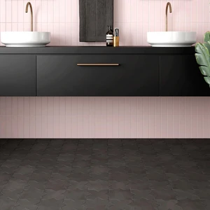 Image 5 of Kasbah Star Smoke Matte 6.5" x 6.5" KA29077 Centura Star Mosaic Tiles sold at Floors & Baths Pro's