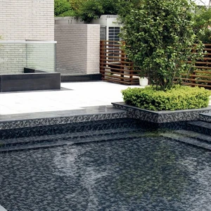 Image 4 of Color Blends Grey Polished 12"âxÂ 18" CB2002362 Centura Rectangle Mosaic Tiles sold at Floors & Baths Pro's