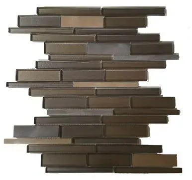Glass Mosaics Olvia Glossy 12" x 13" GL-659 Mono Serra Mono Serra Rectangle Mosaic Tiles