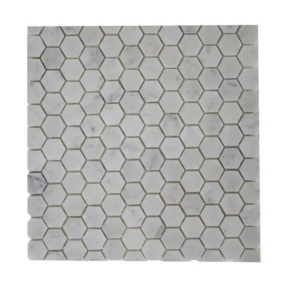 Glass Mosaics Hexagon Matte 12" x 12" ES-010 Mono Serra Mono Serra Hexagon Mosaic Tiles