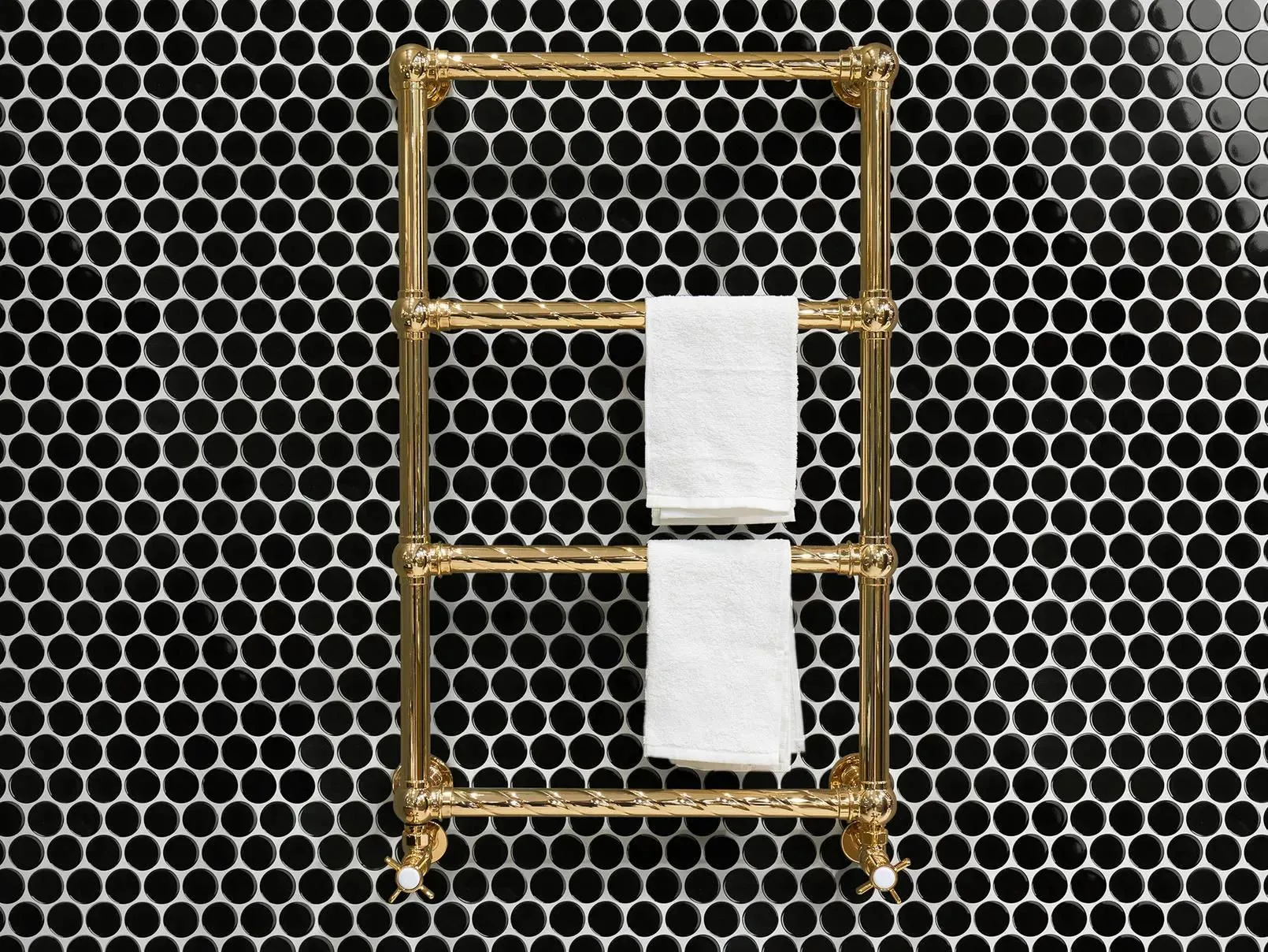 Penny 28 Black Matte 12" x 13" PEBLACKM Centura Mosaic Mosaic Tiles
