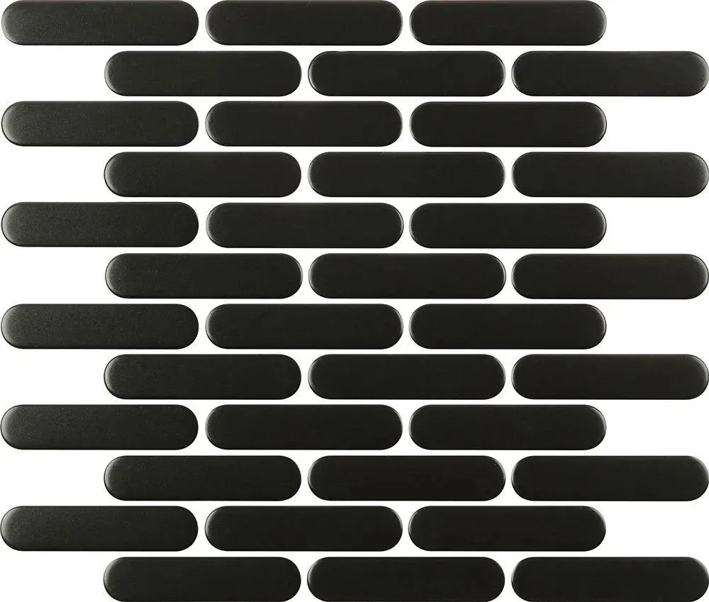 Osvego Black Matte 12" x 12" OSVEGOBLKM Centura Mosaic Mosaic Tiles