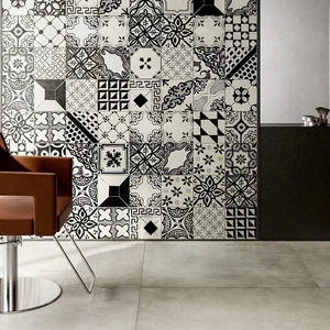 Image 2 of Riggiole Blanco Mix Natural 8" x 8" RIG20BR Centura Square Mosaic Tiles sold at Floors & Baths Pro's