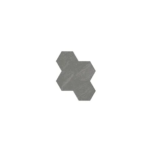 Nord Chromium Matte 10" x 11-1/2" 4501-0389-1 Anatolia Hexagon Mosaic Tiles | Floors & Baths Pro's