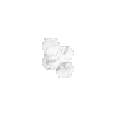 La Marca Arabescato Polished 10" x 11-1/2" 4501-0322-1 Anatolia Hexagon Mosaic Tiles