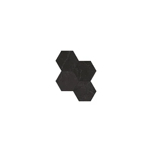  Dymo Statuary La Marca Nero Venato Polished 10" x 11-1/2" 4501-0321-1 Anatolia Hexagon Mosaic Tiles 