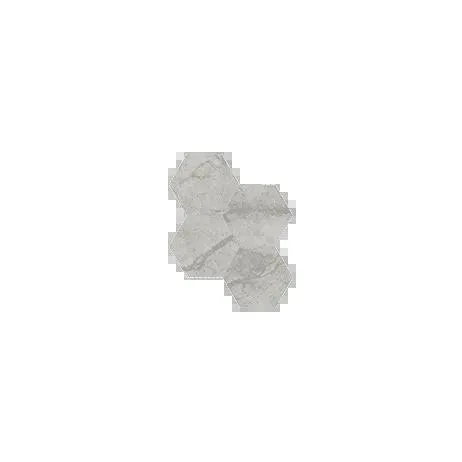La Marca Paradiso Argento Polished 10" x 11-1/2" 4501-0326-1 Anatolia Hexagon Mosaic Tiles