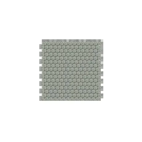 Penny Round Element Smoke Glossy 12" x 12" 3001-0089-0 Anatolia Penny Round Mosaic Tiles