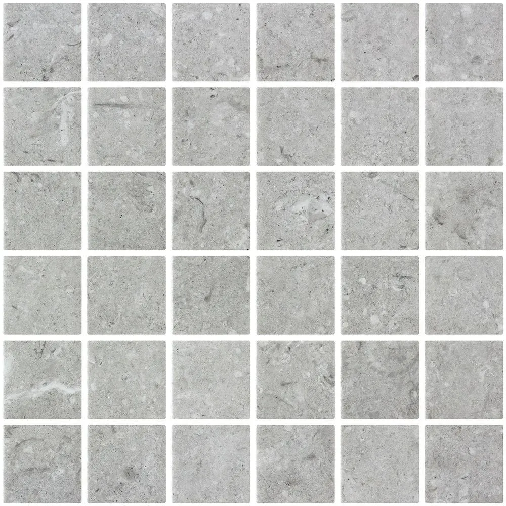 Penta Normatech Grey Matte 12" x 12" 2006179 Centura Square Mosaic Tiles