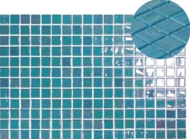 Ãpalo Turquesa 12-3/16" x 18-3/32" OPTUMO Centura Square Mosaic Tiles