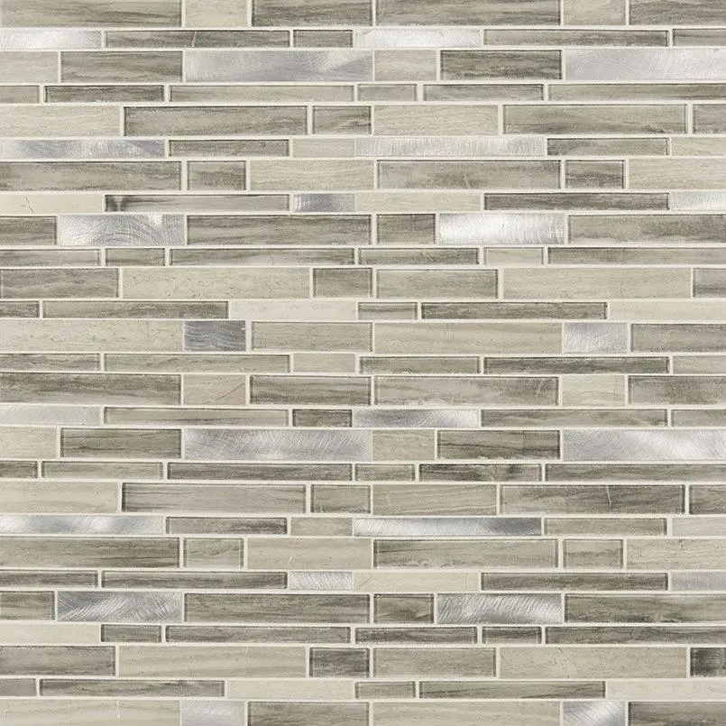 Ocotillo 12" x 12" SMOT-SGLSMTIL-OCO4MM MSI Surfaces Rectangle Mosaic Tiles