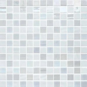Image 2 of Opalo Stone Blanc Glossy 13" x 13" OPSTBLMO Centura Square Mosaic Tiles sold at Floors & Baths Pro's