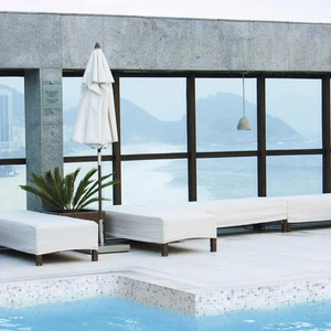 Image 2 of Ecostone Matte Calacatta 12" x 12" 2003274 Centura Square Mosaic Tiles sold at Floors & Baths Pro's