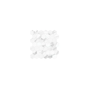 La Marca Statuario Nuovo Polished 12" x 12" 4501-0347-1 Anatolia Hexagon Mosaic Tiles | Floors & Baths Pro's