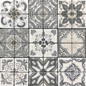 10" X 10", 11" Florentina Sunset Glossy 12" x 12" 1W6A3081 Centura Square Mosaic Tiles
