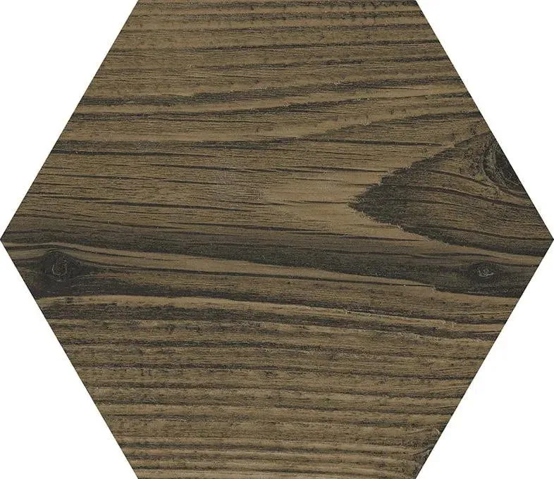 Cortina Tobacco Matte 8-1/2" x 10" COESTO Centura Hexagon Mosaic Tiles