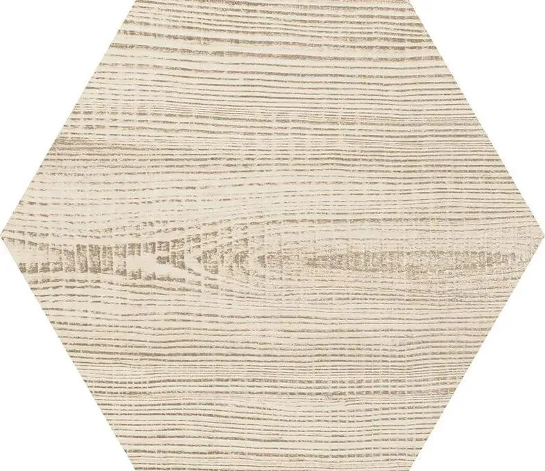 Cortina Almond Matte 8-1/2" x 10" COESAL Centura Hexagon Mosaic Tiles