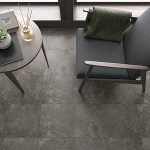 Image 3 of Walden Stone Antracite Matte 12" x 12" WLD20053 Centura Square Mosaic Tiles sold at Floors & Baths Pro's