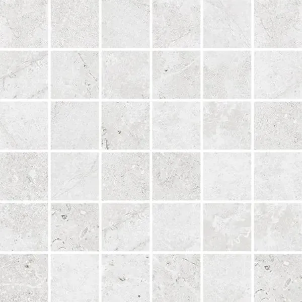 Walden Stone White Matte 12" x 12" WLD20051 Centura Square Mosaic Tiles