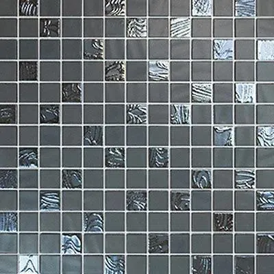 NatureBlends Shiny Upsala Dark Grey 13" x 13" NB2002328 Centura Square Mosaic Tiles