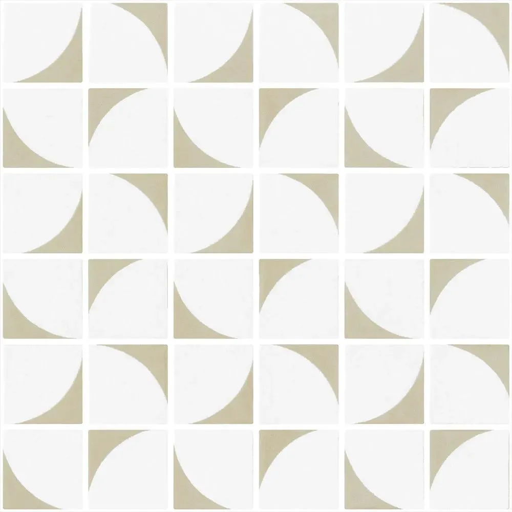 Penta Memphis Beige Matte 12" x 12" 2006407 Centura Square Mosaic Tiles