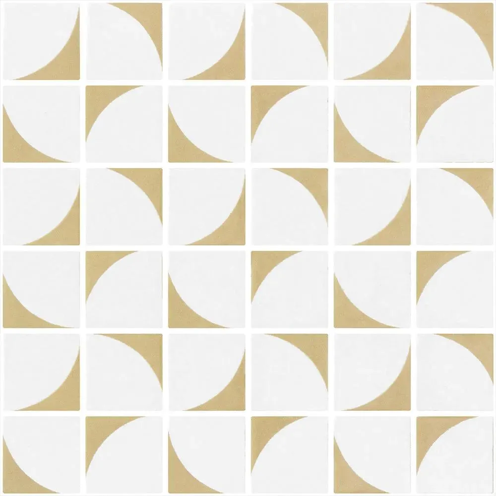 Penta Memphis Vanille Matte 12" x 12" 2006404 Centura Square Mosaic Tiles