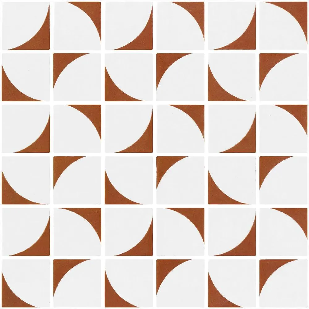 Penta Memphis Ginger Matte 12" x 12" 2006405 Centura Square Mosaic Tiles