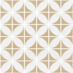 Image 2 of Penta Azalea Vanilla Matte 12" x 12" 2006165 Centura Square Mosaic Tiles sold at Floors & Baths Pro's