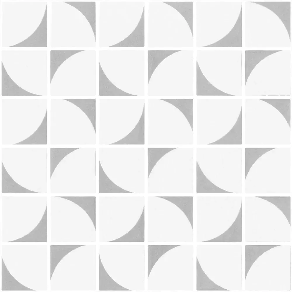 Penta Memphis Light Grey Matte 12" x 12" 2006155 Centura Square Mosaic Tiles