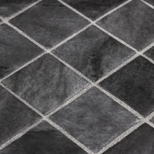 Image 2 of Penta Ecostone Matte New Basalt 12" x 12" 2004525 Centura Square Mosaic Tiles sold at Floors & Baths Pro's