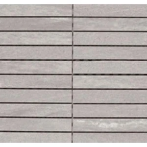 Image 2 of Valmalenco Grey Natural-Semi-Polished 12" x 24" (10 sqft/box) VM3MS Centura Rectangle Mosaic Tiles sold at Floors & Baths Pro's
