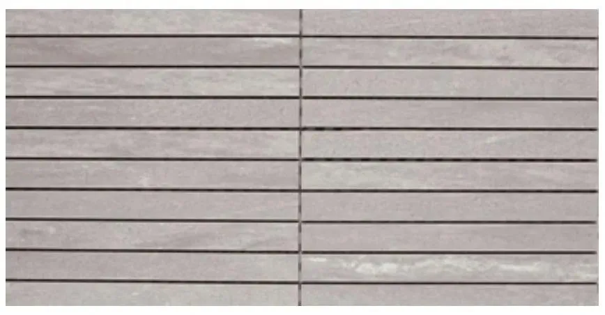 Valmalenco Grey Natural-Semi-Polished 12" x 24" (10 sqft/box) VM3MS Centura Rectangle Mosaic Tiles