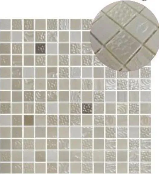 NatureBlends Shiny Namibia 13" x 13" NB2002360 Centura Square Mosaic Tiles