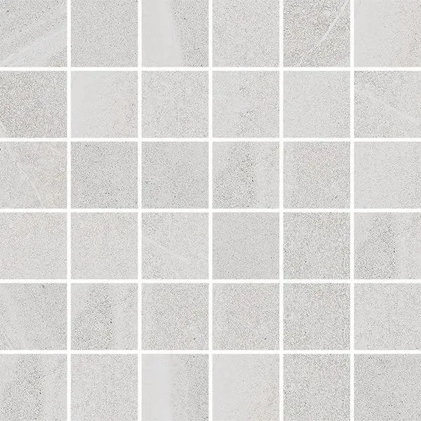 York Bone Matte 12" x 12" (9.59 sqft/box) YRK30083 Centura Square Mosaic Tiles