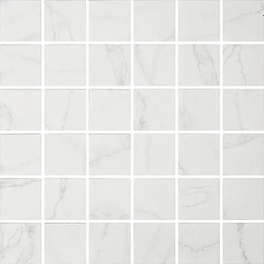 Penta Veneto White Matte 12" x 12" PEVEWHM Centura Square Mosaic Tiles