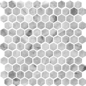  Sun Hex Vintage Onice Matte 12" x 12" VINONMIMAHEX Centura Hexagon Mosaic Tiles 