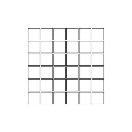 Image 2 of Reverso Silver Matte 12" x 12" RV36622 Centura Square Mosaic Tiles sold at Floors & Baths Pro's