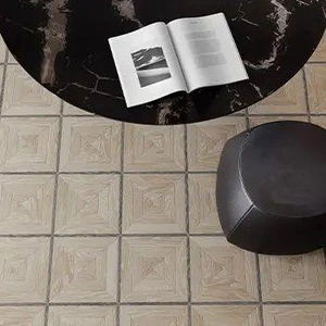 Image 2 of Aspen Paper Birch Matte 16" x 16" 4501-0019-1 Anatolia Square Mosaic Tiles sold at Floors & Baths Pro's