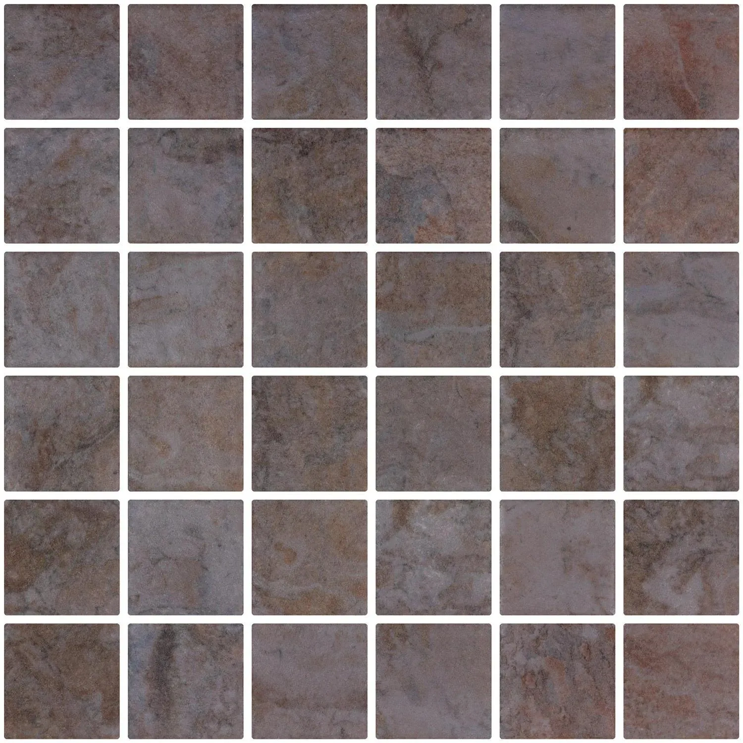 Penta Ecostone Matte New Slate 12" x 12" 2004526 Centura Square Mosaic Tiles