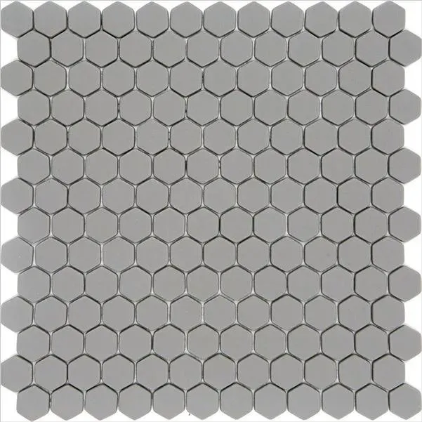 Pan Dan Dust Matte 12" x 12" ESDUST23 Centura Hexagon Mosaic Tiles