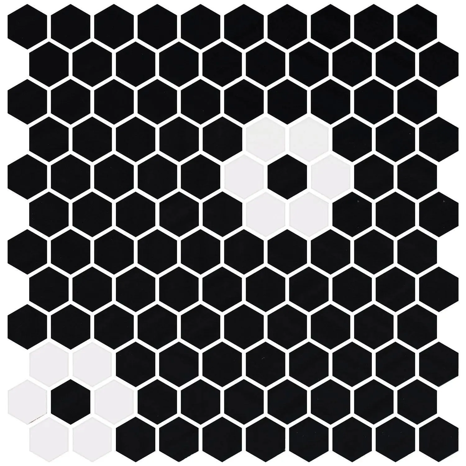 Hex Pattern 2 Matte 12" x 12" GE2003363 Centura Hexagon Mosaic Tiles