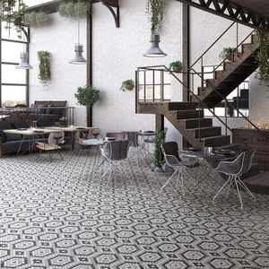 Image 2 of Hex Pattern 4 Matte 12" x 12" GE2003365 Centura Hexagon Mosaic Tiles sold at Floors & Baths Pro's