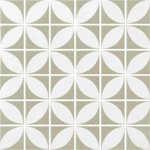 Image 2 of Penta Azalea Olive Green Matte 12" x 12" 2006310 Centura Square Mosaic Tiles sold at Floors & Baths Pro's