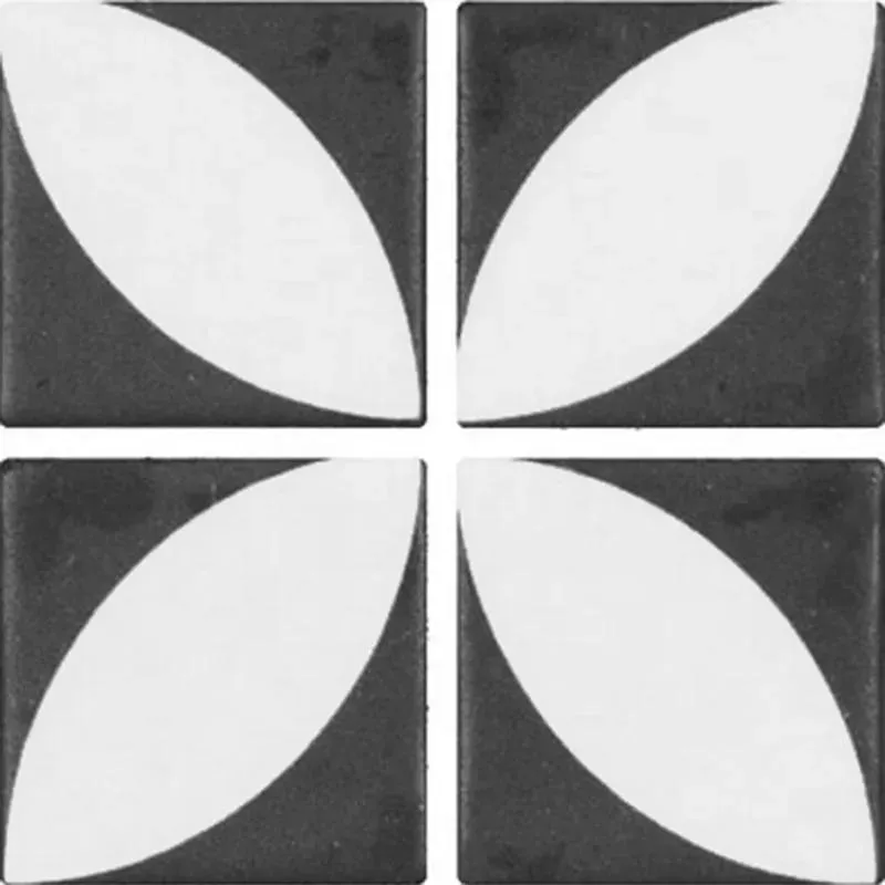 Penta Azalea Black Matte 12" x 12" 2006308 Centura Square Mosaic Tiles