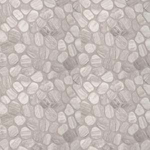 Image 4 of White Oak Gray-Light Tumbled 11-1/2" x 12" SMOT-PEB-WHTOAK MSI Surfaces Square Mosaic Tiles sold at Floors & Baths Pro's