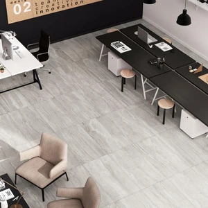 Image 3 of Reverso Silver Natural 12" x 12" RV6MS5RN Centura Square Mosaic Tiles sold at Floors & Baths Pro's