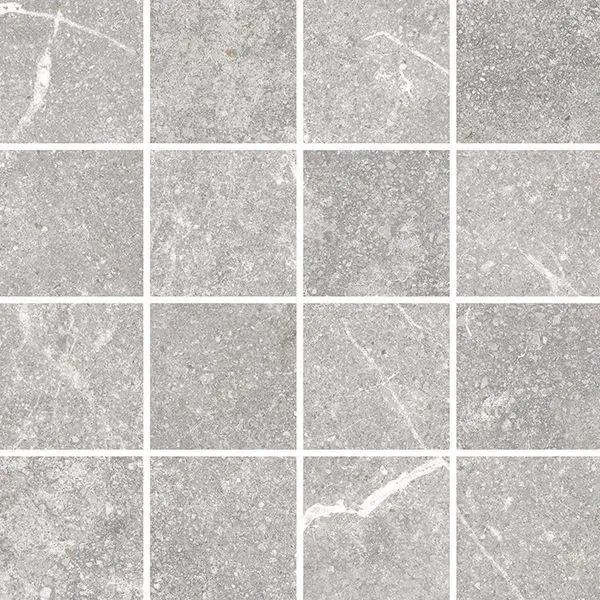 Soapstone Silver Matte 12" x 12" SOAPSILVMOM Centura Square Mosaic Tiles